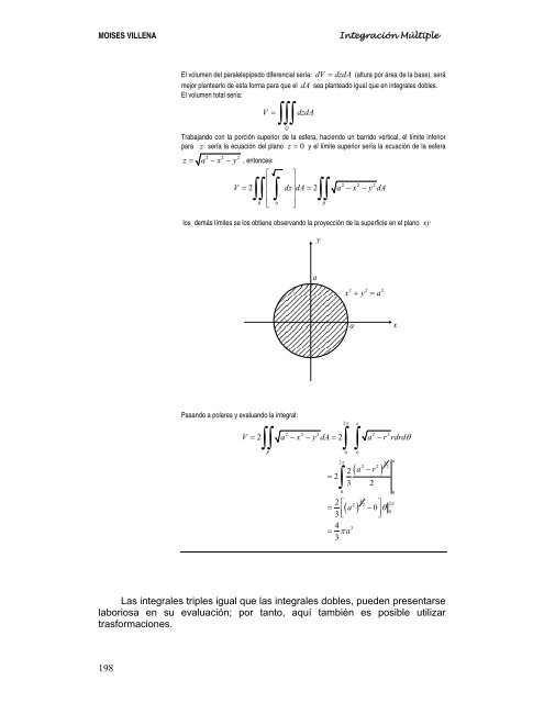 5.1 INTEGRALES DOBLES 5.2 INTEGRALES TRIPLES