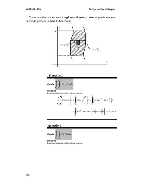 5.1 INTEGRALES DOBLES 5.2 INTEGRALES TRIPLES