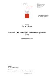 Jernej Knop Uporaba GPS tehnologije v zahtevnem gorskem svetu