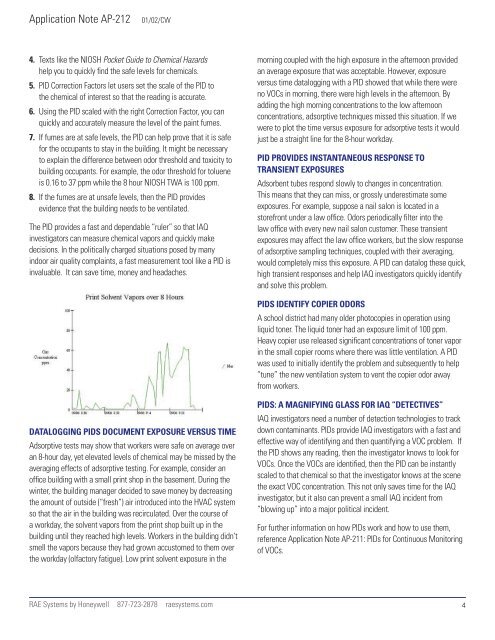 Using PIDs for Indoor Air Quality (IAQ) surveys