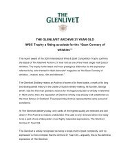 THE GLENLIVET ARCHIVE 21 YEAR OLD IWSC Trophy a fitting ...