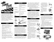 Power Pulse ESC w/Reverse Manual - Dynamite RC