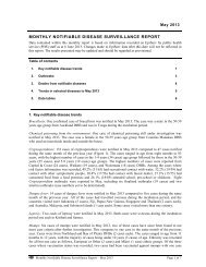 Monthly Notifiable Disease Surveillance Report - Public Health ...