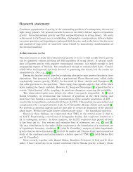 Research statement