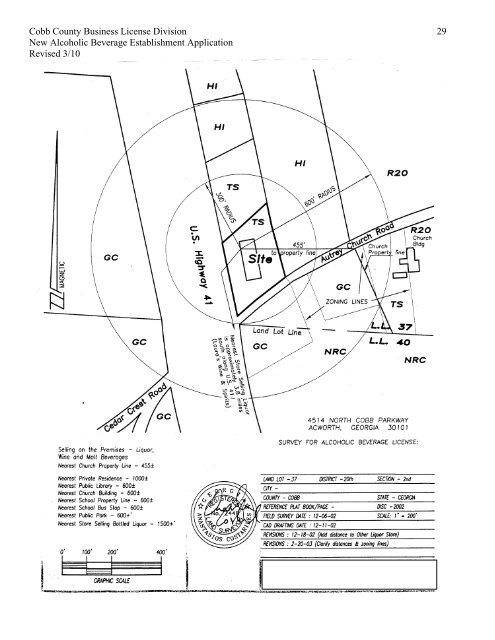 Cobb County Business License Division 1 New Alcoholic Beverage ...