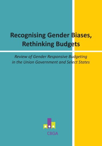 Recognising Gender Biases, Rethinking Budgets