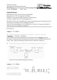 Musterklausur 09/10 - Technik