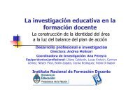 Investigacion en la FD - Cedoc - Instituto Nacional de Formación ...