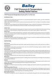 716T Pressure & Temperature Safety Relief Valves