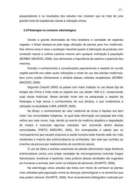 AVALIAÃÃO DA ATIVIDADE ANTIMICROBIANA âIN VITROâ - CCS ...