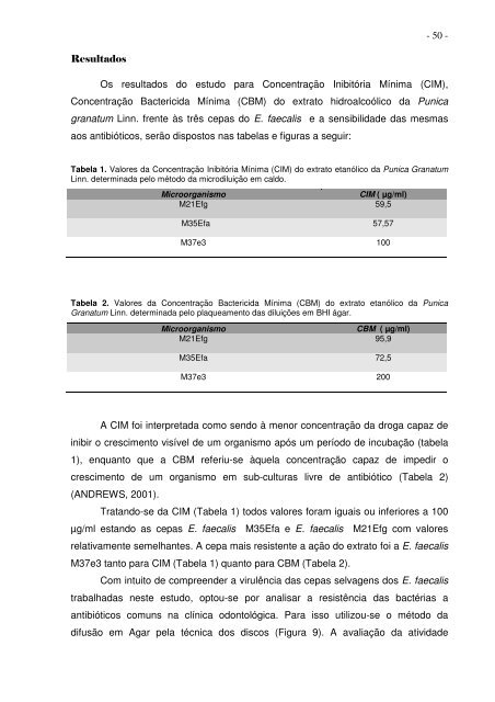 AVALIAÃÃO DA ATIVIDADE ANTIMICROBIANA âIN VITROâ - CCS ...