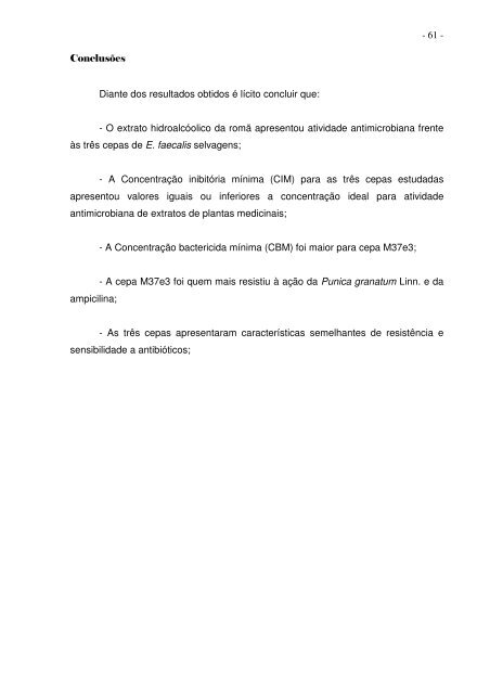 AVALIAÃÃO DA ATIVIDADE ANTIMICROBIANA âIN VITROâ - CCS ...