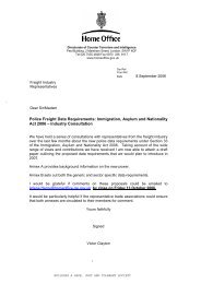 Home Office Letter Template