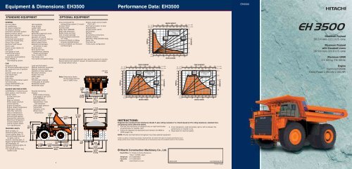 Equipment & Dimensions: EH3500 Performance Data ... - CablePrice
