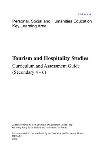 Tourism and Hospitality Studies - 新學制網上簡報