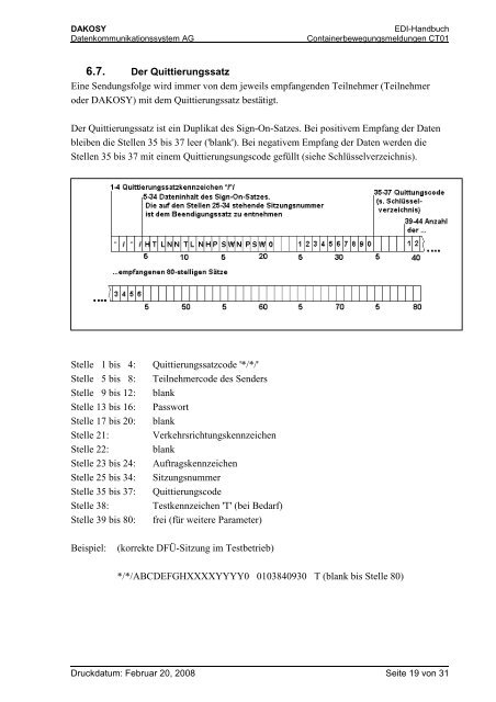 CT01 - DAKOSY Datenkommunikationssystem AG