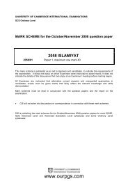 Islamiyat-Marking Scheme/Islamiyat-MS-P1-O.N-08.pdf - Ourpgs.com