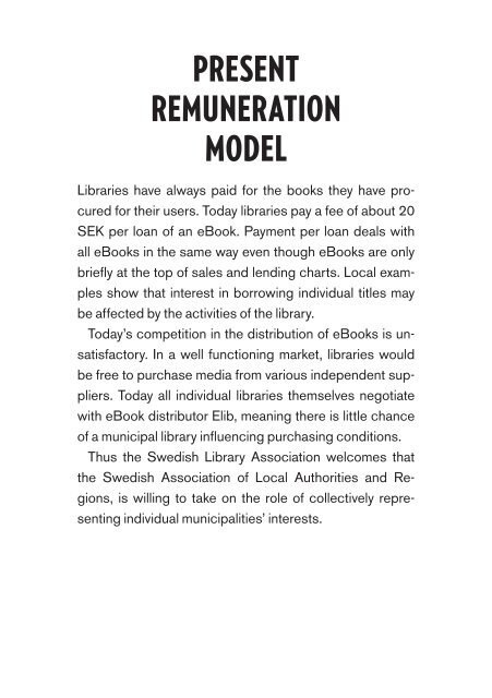 SWEDISH LIBRARY ASSOCIATION - Svensk BiblioteksfÃ¶rening