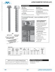 Large Diameter - Triangle Fastener