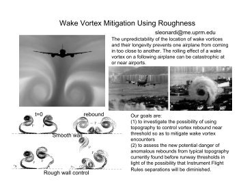 Wake Vortex Mitigation Using Roughness