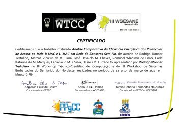 CERTIFICADO - Portal UERN Natal