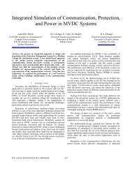 Integrated Simulation of Communication, Protection, and Power in ...