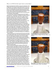 Why is an RV8 Elm Burr gear knob so desirable? - V8 Register