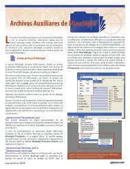 Archivos Auxiliares de MineSightÂ®