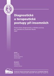 DiagnostickÃ© a terapeutickÃ© postupy pÅi insomniÃ­ch - SpoleÄnost ...