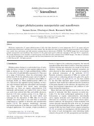 Copper phthalocyanine nanoparticles and nanoflowers - NT-MDT