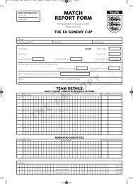 Match Report Form