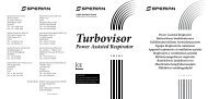 Turbovisor Power Assisted Respirator - OS Safetycenter