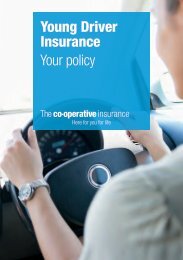 Sample Policy Booklet - The Co-operative Insurance