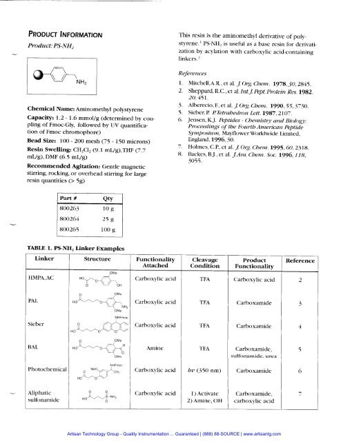 Argonaut Quest Training Workshop 2 (pdf) - Artisan Scientific