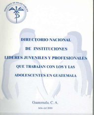 Directorio nacional de instituciones lideres juveniles y profesionales