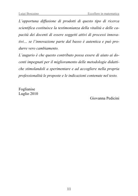 Leggi le prime pagine del libro - Lo shop di Matematicamente.it