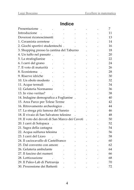 Leggi le prime pagine del libro - Lo shop di Matematicamente.it