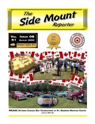 ISSUE 08 VOL. - Manitoba Classic and Antique Auto Club