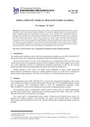 Extended Abstract - Engineering Mechanics