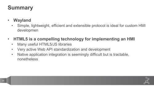 Experiences Developing a Wayland-Based IVI HMI - The Linux ...