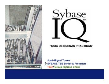 (Microsoft PowerPoint - Sybase IQ 2007 Buenas Pr ... - Dataprix