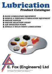 Lubrication Product Catalogue 2010.pdf - E. Fox (Engineers)