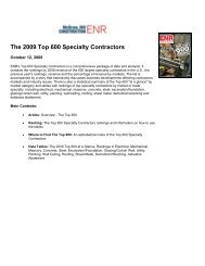 The 2009 Top 600 Specialty Contractors - Nicholson Construction ...