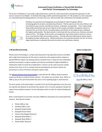 Dynamic Devices - PhyNexus, Inc.