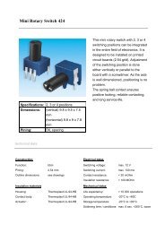 Mini Rotary Switch 424