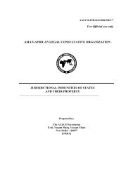 jurisdictional immunities of states and their property - Asian-African ...