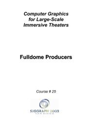 Fulldome Producers