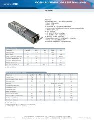 OC-48 LR-2/STM16 L-16.2 SFP Transceiver - Source Photonics