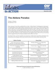 The Abilene Paradox and Groupthink Compared