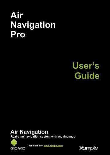 Air Navigation Pro User's Guide - Xample
